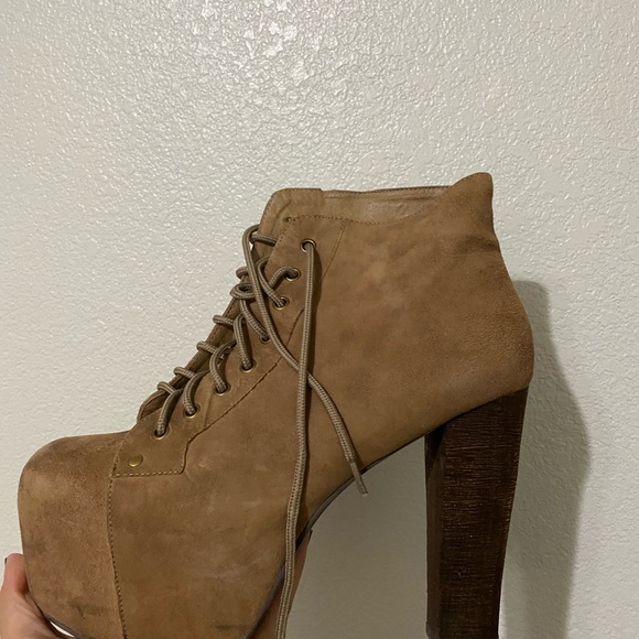 JEFFREY CAMPBELL LITA TAUPE 9.5 - Picture 6 of 11
